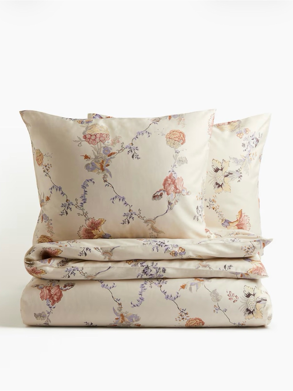 Satin KING duvet cover set H&M
